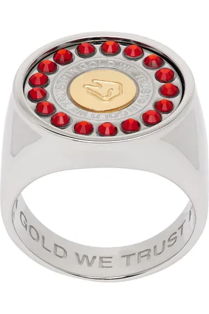 In Gold We Trust SSENSE Exclusive Silver Signet Ring