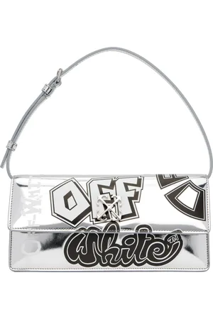 OFF-WHITE Silver Jitney 1.0 Shoulder Bag