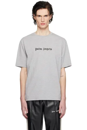 Palm Angels Gray Slim Fit T-Shirt