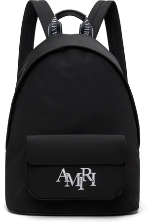 AMIRI Black Staggered Backpack
