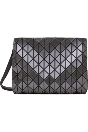 Issey Miyake Gray Row Metallic Bag