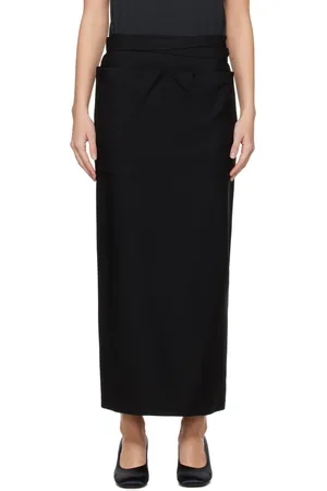 The Row Black Millie Maxi Skirt