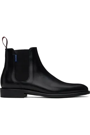 Paul Smith Black Leather Cedric Boots