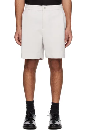 Solid Gray Four-Pocket Shorts
