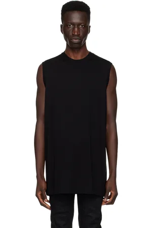 JULIUS Black Crewneck Tank Top