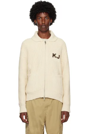 Kijun Beige Cowichan Zip Cardigan