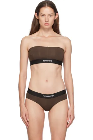 Tom Ford Brown Modal Signature Bandeau Bra