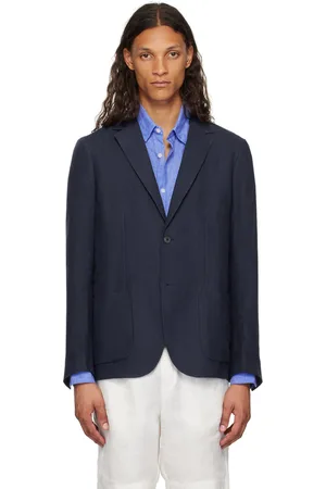 Sunspel Navy Lightweight Blazer