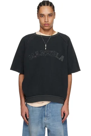 Maison Margiela Black Logo Short-Sleeve T-shirt
