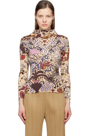 PLEATS PLEASE ISSEY MIYAKE Multicolor Interplanetary Top