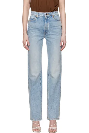 Khaite Blue Danielle Stretch Jeans