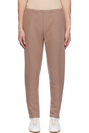 DRIES VAN NOTEN Pink Drawstring Trousers