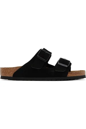 Birkenstock Black Arizona Soft Footbed Sandals