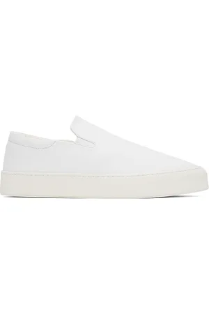 The Row White Dean Sneakers