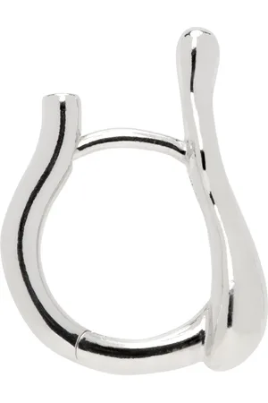 Maria Black Silver Warschauer Huggie Single Earring