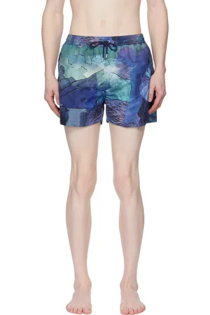Paul Smith Blue Narcissus Swim Shorts