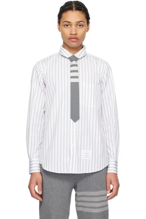 Thom Browne White Striped Shirt