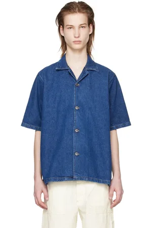 Sunflower Indigo Loose Denim Shirt