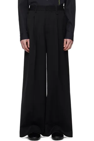 Simone Rocha Black Wide Leg Trousers
