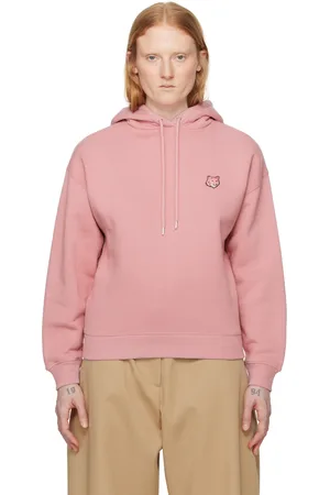 Maison Kitsuné Pink Bold Fox Head Hoodie
