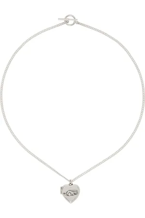 ENFANTS RICHES DEPRIMES Silver Rat Locket Necklace