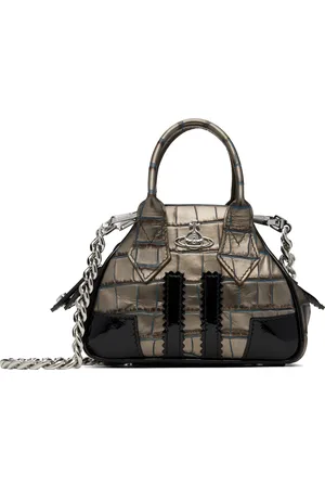 Vivienne Westwood Black & Brown Mini Yasmine Chain Bag