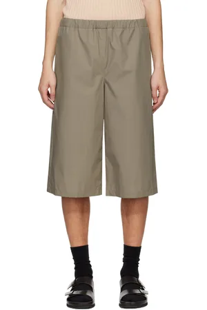 RIER Taupe Popeline Bermuda Shorts