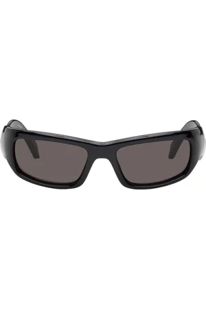 Balenciaga Black Hamptons Rectangle Sunglasses
