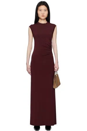 Stella McCartney Burgundy Sleeveless Maxi Dress