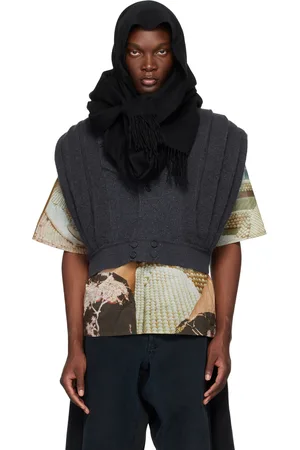 BLESS Black Nº75 Draps Long Scarf