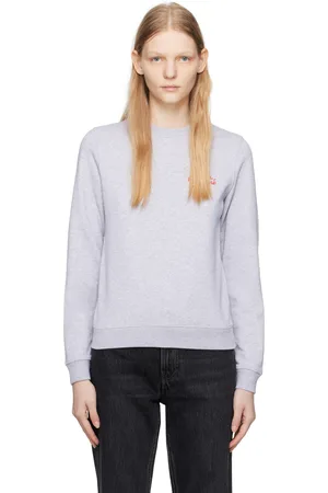 Maison Kitsuné Gray Handwriting Sweatshirt