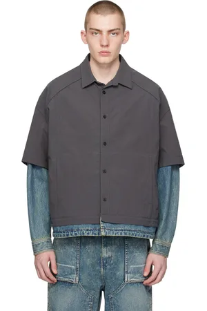 JUUN.J Gray & Indigo Layered Shirt
