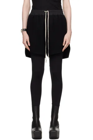 Rick Owens Black Porterville Lodenette Shorts
