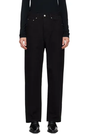 LE 17 SEPTEMBRE Black Cinch Strap Jeans