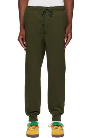 Y-3 Green Cuffed Sweatpants