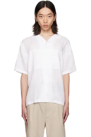 Reigning Champ White Linen Spectator Shirt