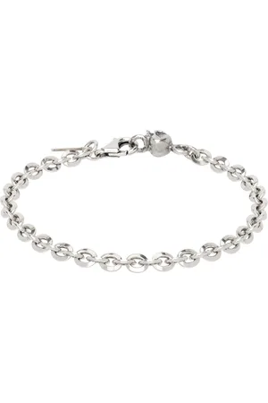 EMANUELE BICOCCHI SSENSE Exclusive Silver Chain Link Bracelet