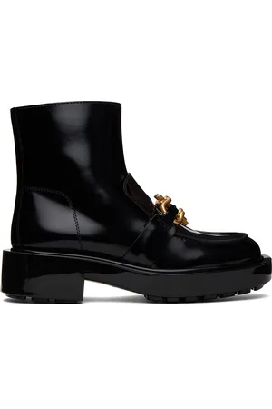 Bottega Veneta Black Monsieur Chunky Ankle Boots