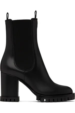 Gianvito Rossi Black Chester 70 Chelsea Boots