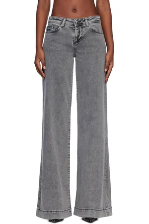 VERSACE Gray Five-Pocket Jeans