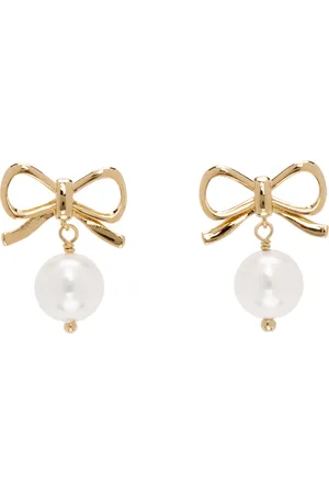 númbering Gold & White #9111 Earrings