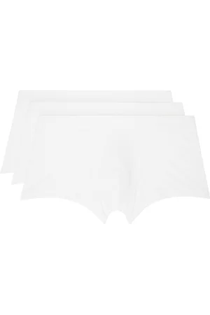 Sunspel Three-Pack White Cotton Boxer Briefs