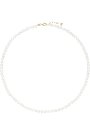Mateo White Pearl Beaded Choker