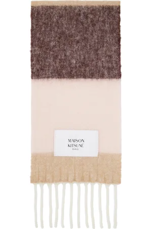 Maison Kitsuné Multicolor Baby Alpaca Scarf