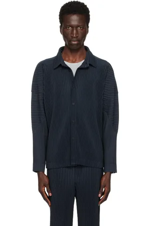 Issey Miyake Navy Monthly Color November Shirt