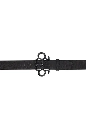 Wacko Maria Black Johnny Leather Belt