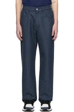 Givenchy Navy Jacquard Jeans