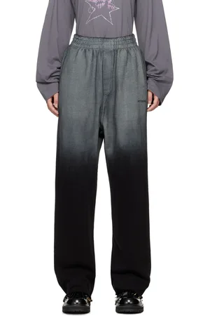 We11 Done Black Gradation Sweatpants