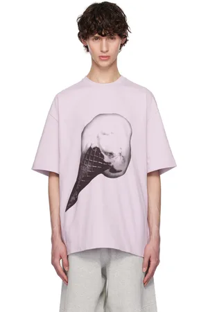 Jil Sander Pink Printed T-Shirt