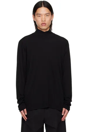 JULIUS Black Layered Turtleneck